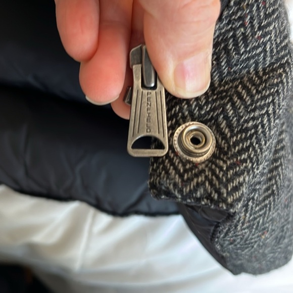 Penfield USA Collection STAPLETON WEED Black Tweed Down Vest Size Small - Picture 11 of 16